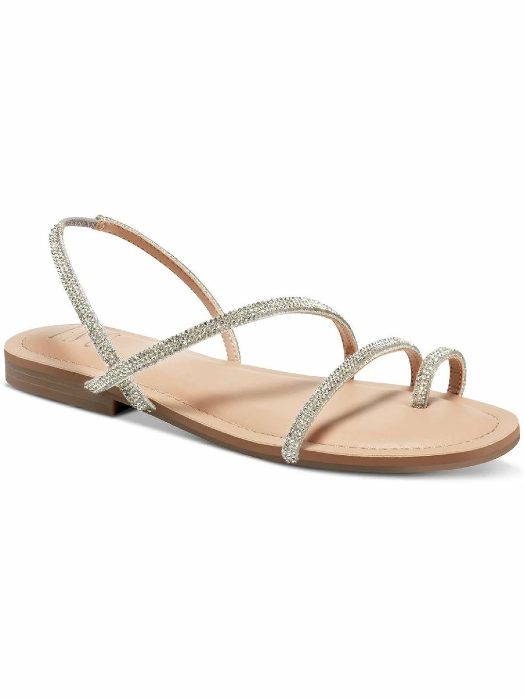 Outlet ๐ INC Rickee ๐ฉ Womens Toe Loop Rhinestone Flat ๐ฉด Sandals ๐ 1 Outlet ๐ INC Rickee ๐ฉ Womens Toe Loop Rhinestone Flat ๐ฉด Sandals ๐