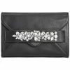 Brand new ✔️ INC Blaaire 👩 Womens Faux Leather Jeweled Clutch 👜 Handbag 🌟