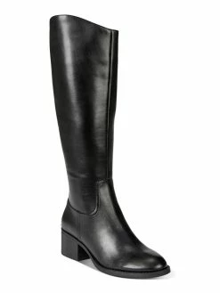 Hot Sale 🥰 INC Cerie 👩 Womens Leather Solid Knee-High 🥾 Boots ✨