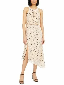 Best deal 🛒 INC 👩 Womens Burnout Sleeveless Midi 👗 Dress 🔔