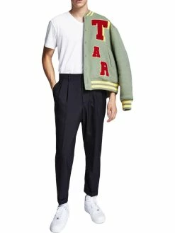 Buy 🌟 INC Mens Wool Side Striped Cropped Pants ⌛