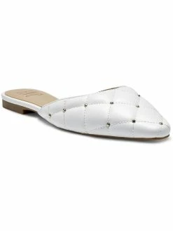 Discount 👏 INC Zafirap 👩 Womens Faux Leather Slides Mules 🥰