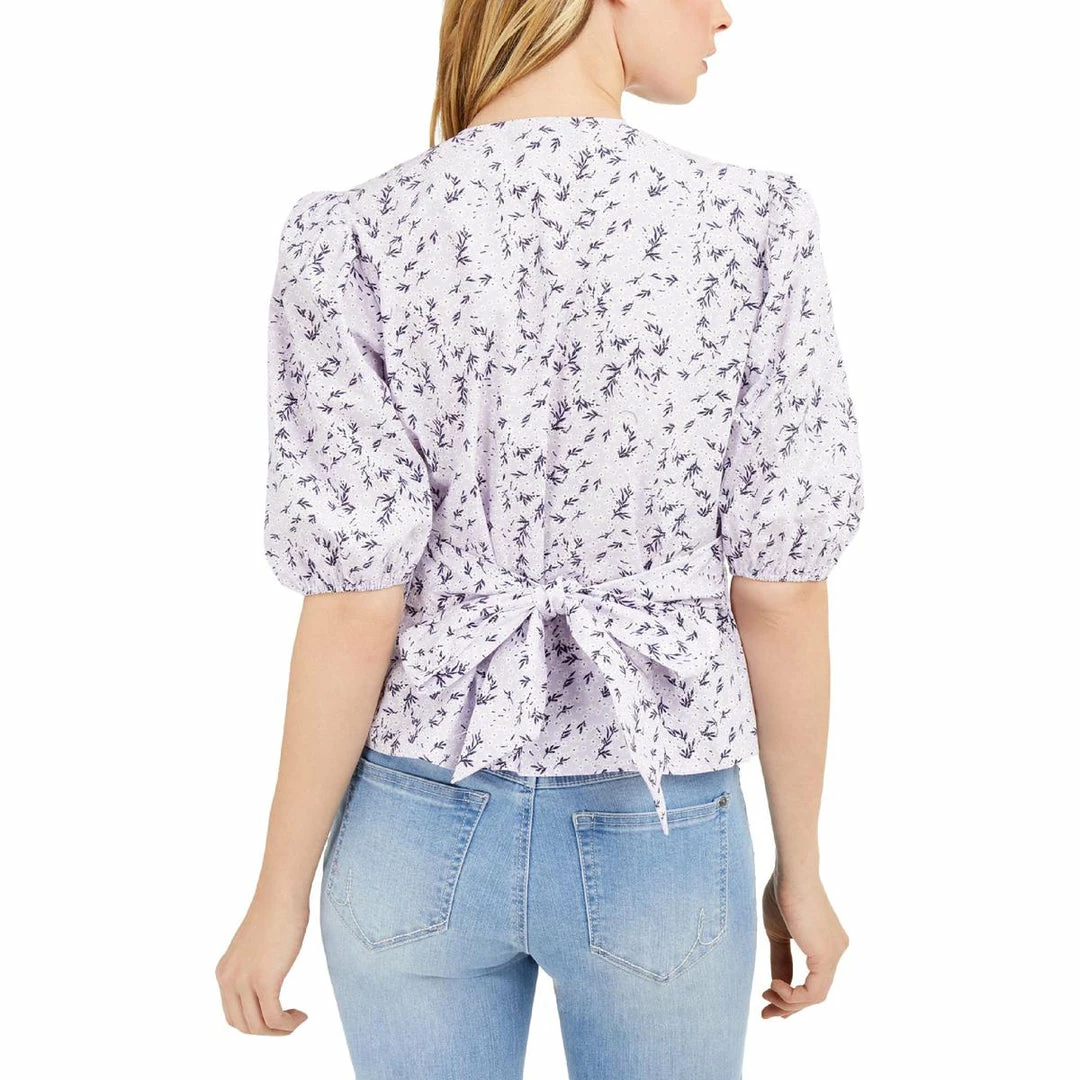 Brand new ❤️ INC 👩 Womens Puff Sleeve Floral Blouse ✨ 2 Brand new ❤️ INC 👩 Womens Puff Sleeve Floral Blouse ✨ - Image 2