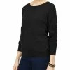 Cheapest 💯 INC 👩 Womens Ruched 3/4 Sleeves Pullover Sweater 🔔