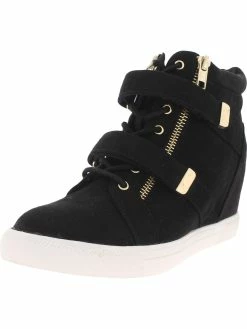 Best Sale 🧨 INC Debby 👩 Womens Faux Suede Padded Insole Casual and Fashion 👟 Sneakers 😍