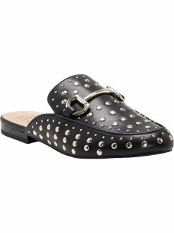 New 🥰 INC Gilia 2 👩 Womens Faux Leather Slip On Mules 🛒