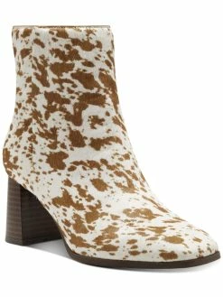 Wholesale 🛒 INC Dasha4 👩 Womens Calf Hair Square Toe Ankle 🥾 Boots 😀