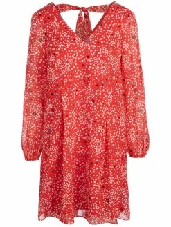 Hot Sale 🤩 INC 👩 Womens Polka Dot Midi Shift 👗 Dress 🛒