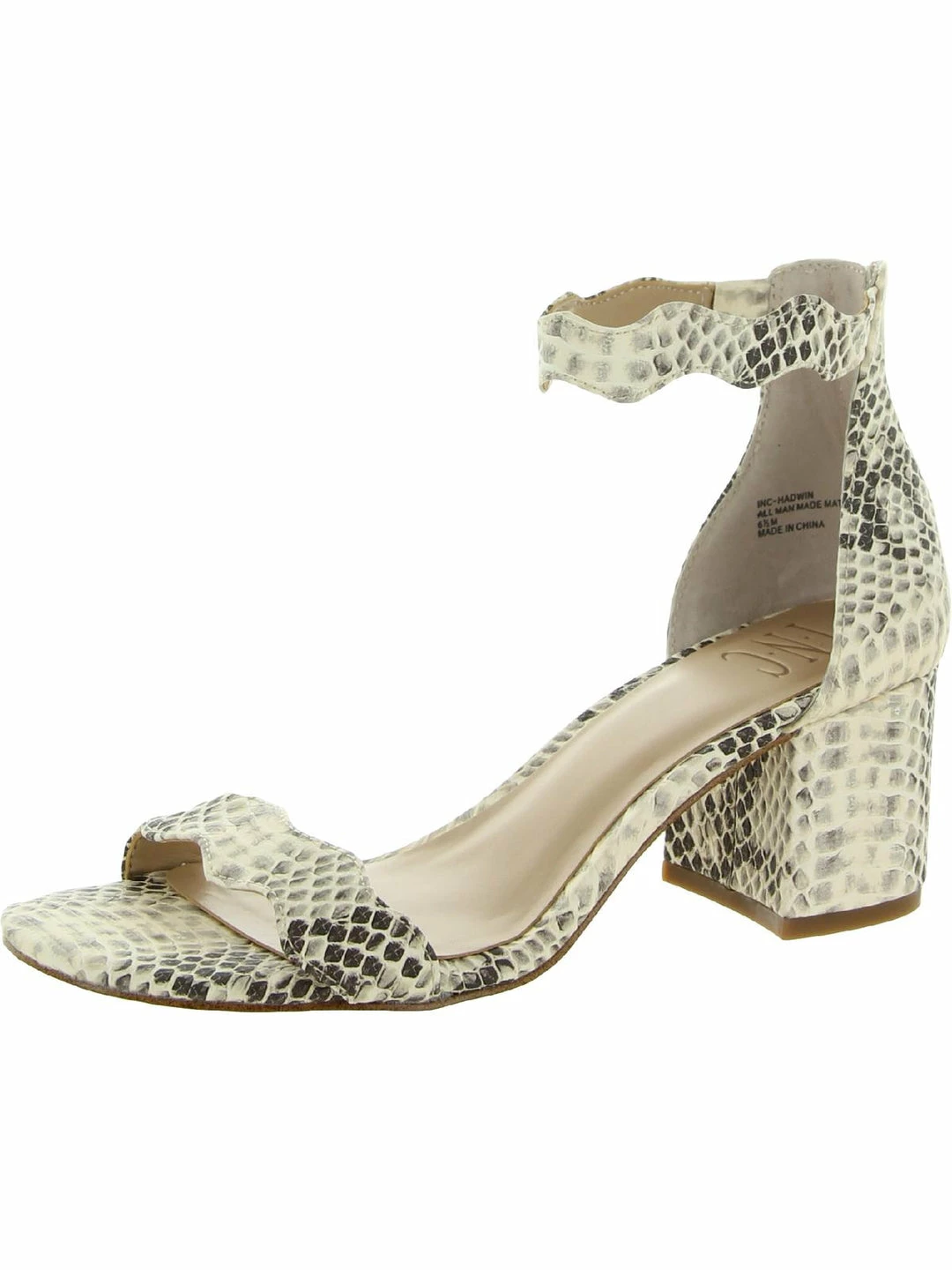 Discount ๐ฏ INC Hadwin ๐ฉ Womens Faux Leather Open Toe Heel ๐ฉด Sandals ๐ 4 Discount ๐ฏ INC Hadwin ๐ฉ Womens Faux Leather Open Toe Heel ๐ฉด Sandals ๐ - Image 4