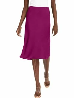 Cheap ๐ INC Plus ๐ฉ Womens Solid Biased Cut ๐ Skirt ๐ฅฐ