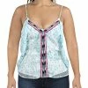 Outlet 😉 INC 👩 Womens Printed Beaded Cami ❤️