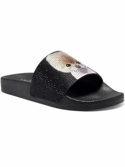 Buy 🎉 INC Peymin 👩 Womens Glitter Bulldog Pool Slides 👍