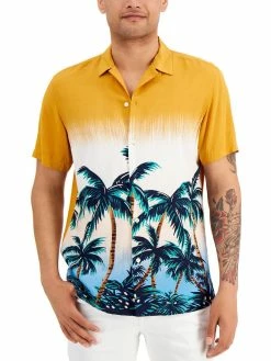 Discount โค๏ธ INC Mens Printed Short Sleeve T-Shirt โ๏ธ
