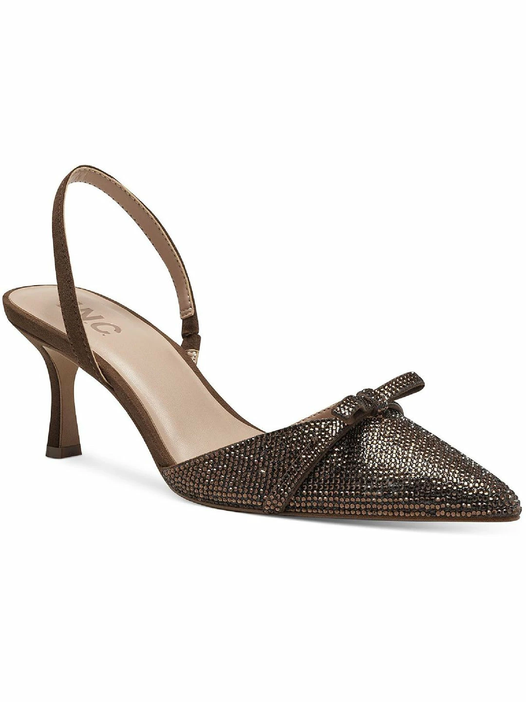 Brand new ⭐ INC Gelsey 👩 Womens Embellished Ankle Strap Slingback 👠 Heels 💯 1 Brand new ⭐ INC Gelsey 👩 Womens Embellished Ankle Strap Slingback 👠 Heels 💯