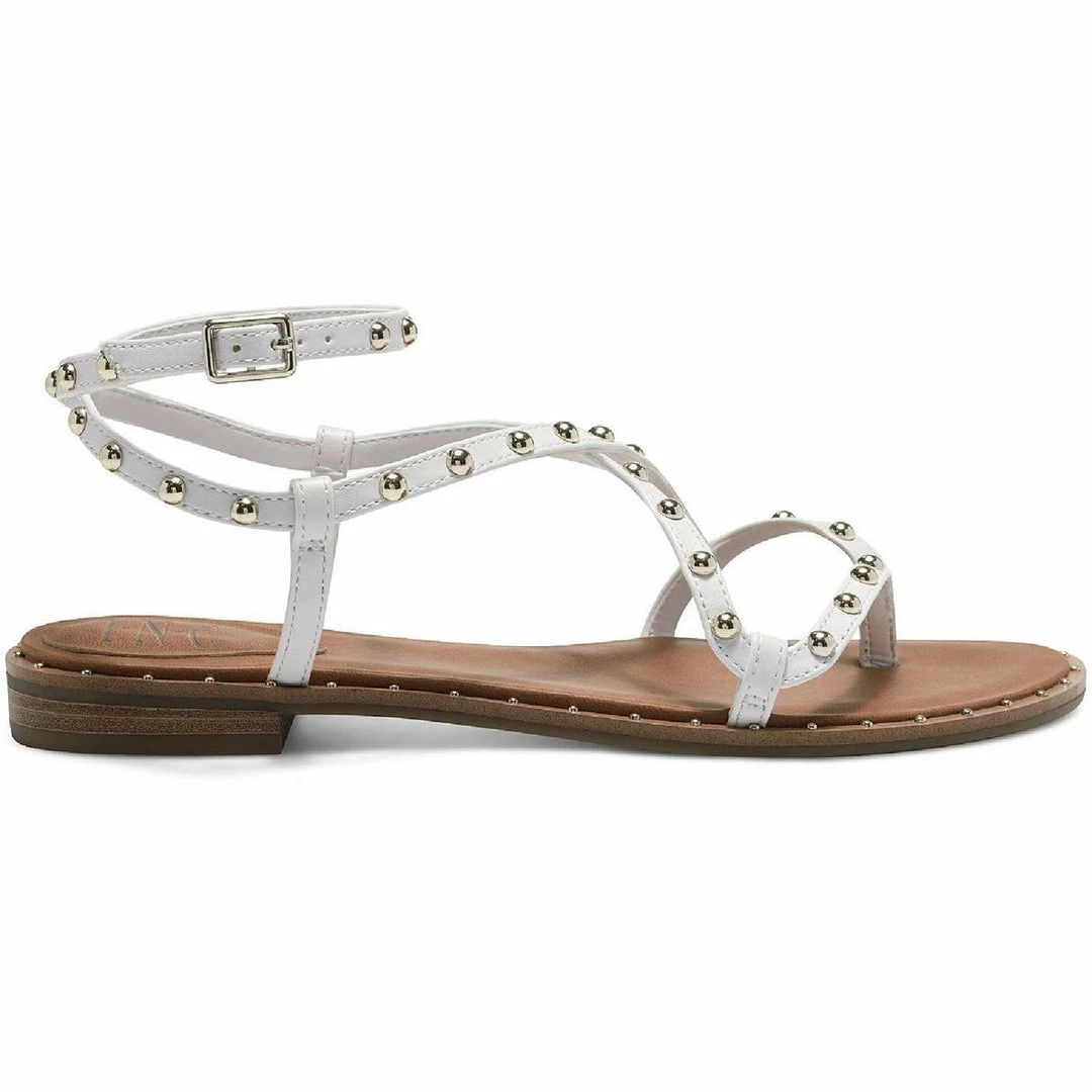 Best deal 👍 INC Darian 👩 Womens Faux Leather Ankle Strap Flats 😀 2 Best deal 👍 INC Darian 👩 Womens Faux Leather Ankle Strap Flats 😀 - Image 2