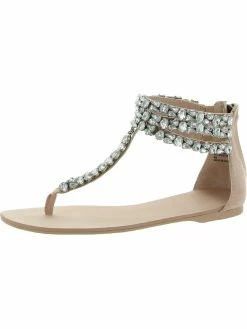 Best Pirce 😉 INC Sulina 👩 Womens Embellished Thong Gladiator 🩴 Sandals 🔔