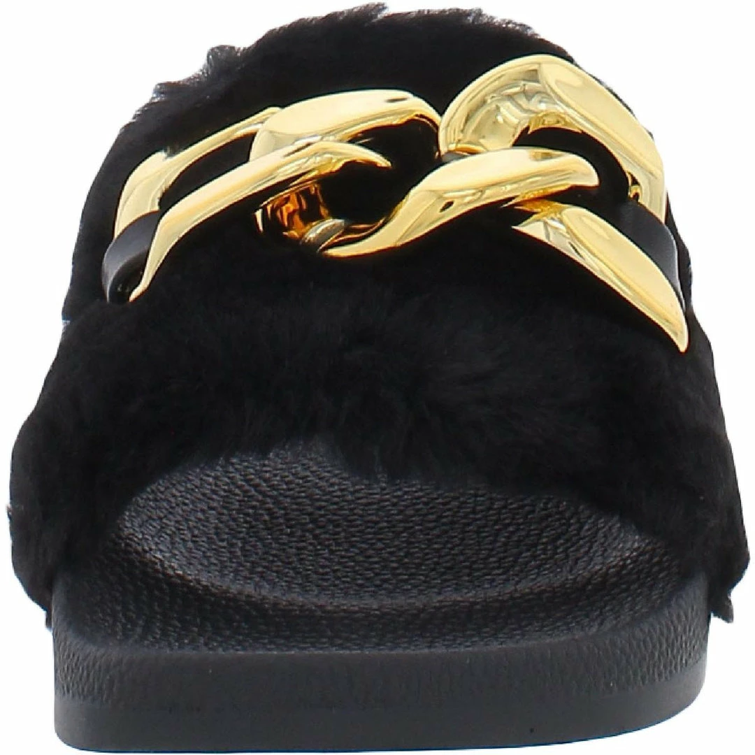 Cheapest ⭐ INC Percita 👩 Womens Faux Fur Flats Slide Slippers 😀 2 Cheapest ⭐ INC Percita 👩 Womens Faux Fur Flats Slide Slippers 😀 - Image 2