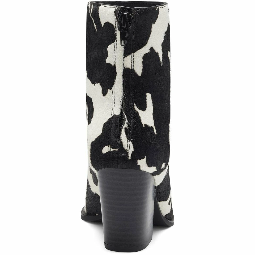 Cheap 👏 INC Saphira 👩 Womens Leather Cow Print Ankle 🥾 Boots 👍 2 Cheap 👏 INC Saphira 👩 Womens Leather Cow Print Ankle 🥾 Boots 👍 - Image 2