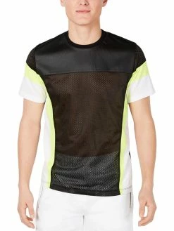 Brand new 😉 INC Sleep Walker Mens Mesh Faux Leather T-Shirt ⌛