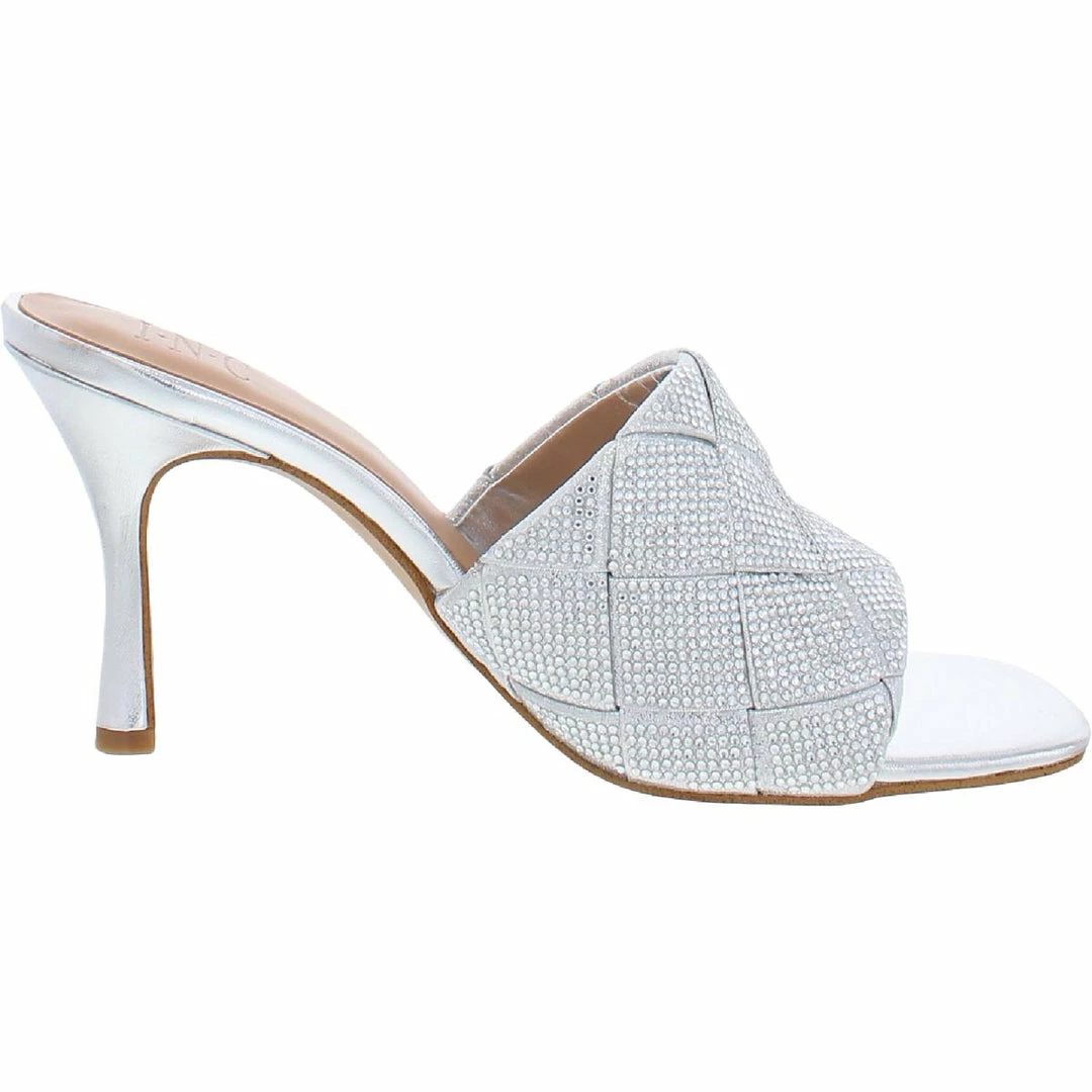 Coupon 🔔 INC Liah2 👩 Womens Rhinestone Square Toe Mule 🩴 Sandals 🔔 2 Coupon 🔔 INC Liah2 👩 Womens Rhinestone Square Toe Mule 🩴 Sandals 🔔 - Image 2