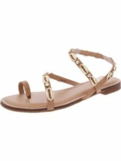 Cheap 😍 INC Jayden 👩 Womens Faux Leather Slip On 👗 Dress 🩴 Sandals 🔔