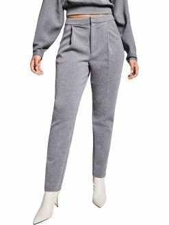 Budget ✔️ INC 👩 Womens Pleated Scuba Straight Leg Pants 🎁