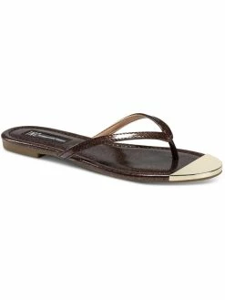 New 🔔 INC Mercerr 👩 Womens Open Toe Slip On Thong 🩴 Sandals 💯