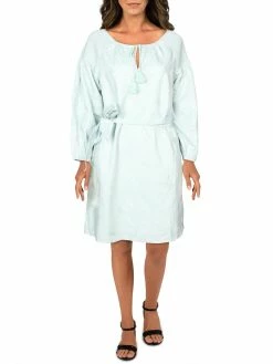 Best reviews of 😉 INC 👩 Womens Tassel Tie Neck Shift 👗 Dress ✔️