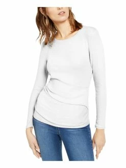 Discount ๐ INC ๐ฉ Womens Drapey Long Sleeves T-Shirt ๐