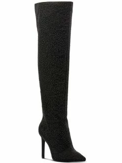 Deals โจ INC Saveria ๐ฉ Womens Rhinestone Tall Over-The-Knee ๐ฅพ Boots ๐