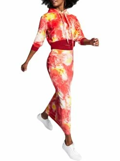 Cheap 🥰 INC 👩 Womens Printed Fleece Maxi 👗 Skirt 👏