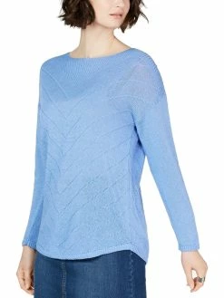 Buy 😉 INC 👩 Womens Linen Tunic Pullover Sweater 💯