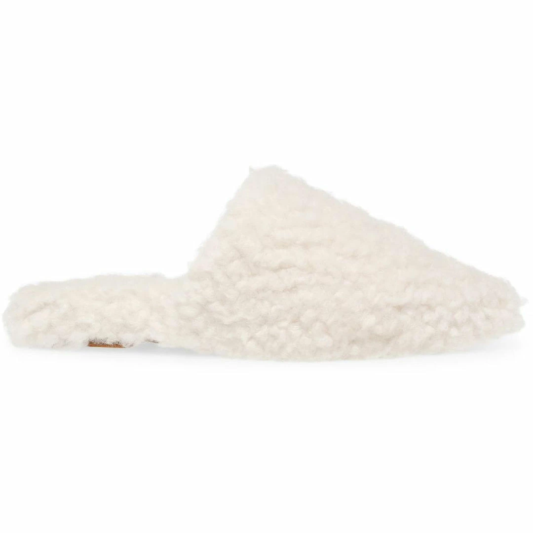 Coupon 👍 INC Arden 👩 Womens Faux Fur Slip On Pointed Toe Flats 🎉 2 Coupon 👍 INC Arden 👩 Womens Faux Fur Slip On Pointed Toe Flats 🎉 - Image 2