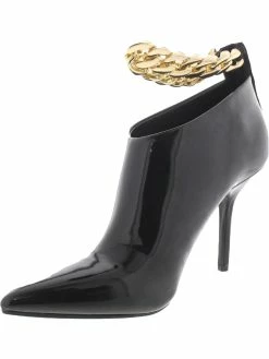 Best deal 👏 INC TMR 2 P 👩 Womens Faux Patent Pointed Toe Ankle 🥾 Boots 🔔