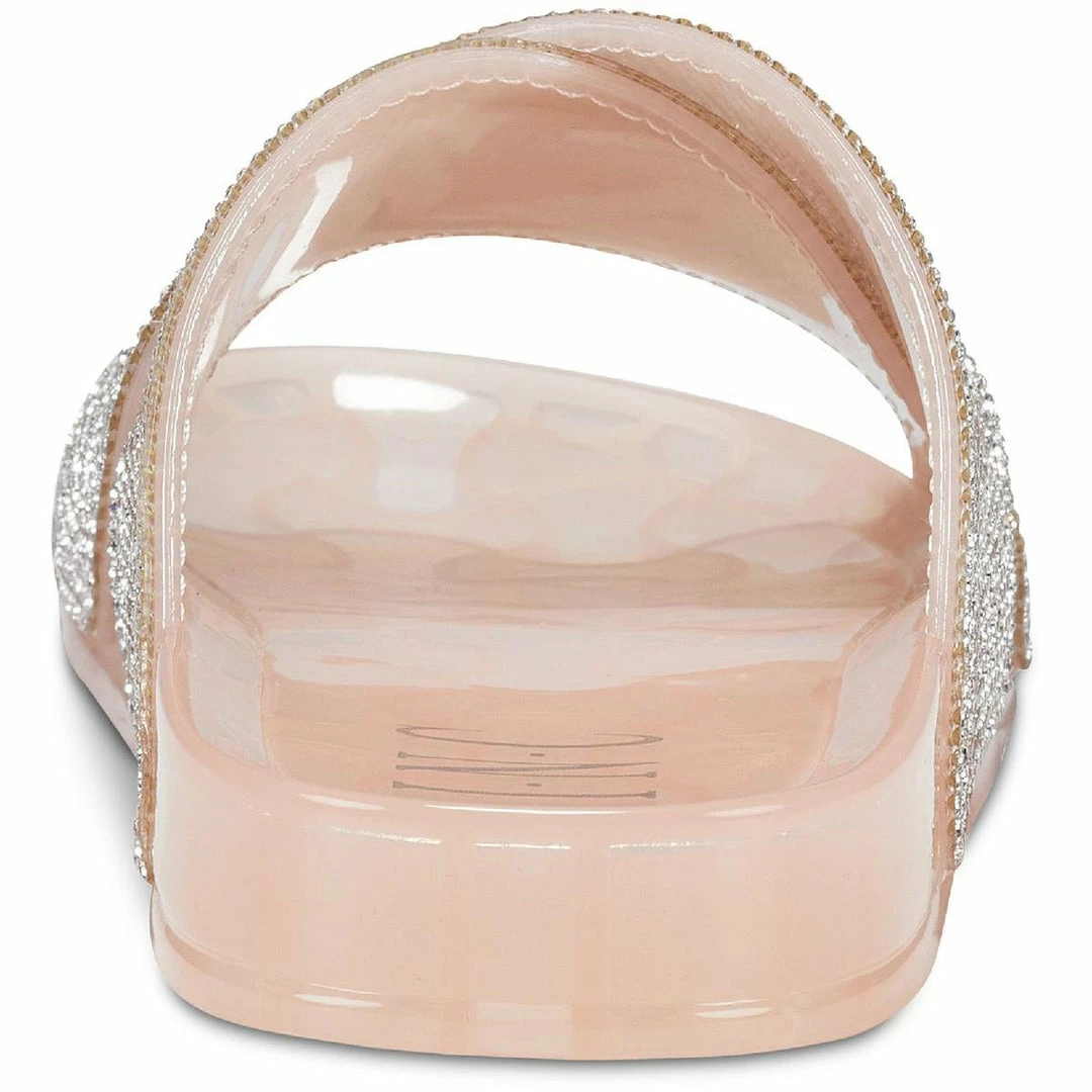 Hot Sale 🎁 INC Viraa 👩 Womens Slip On Embellished Pool Slides 😍 3 Hot Sale 🎁 INC Viraa 👩 Womens Slip On Embellished Pool Slides 😍 - Image 3