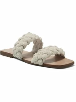 Cheapest 👍 INC Petria 2 👩 Womens Faux Leather Slip On Flat 🩴 Sandals ❤️