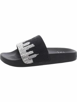 Cheap 😍 INC Skyline 👩 Womens Slip On Jeweled Slide 🩴 Sandals 😍