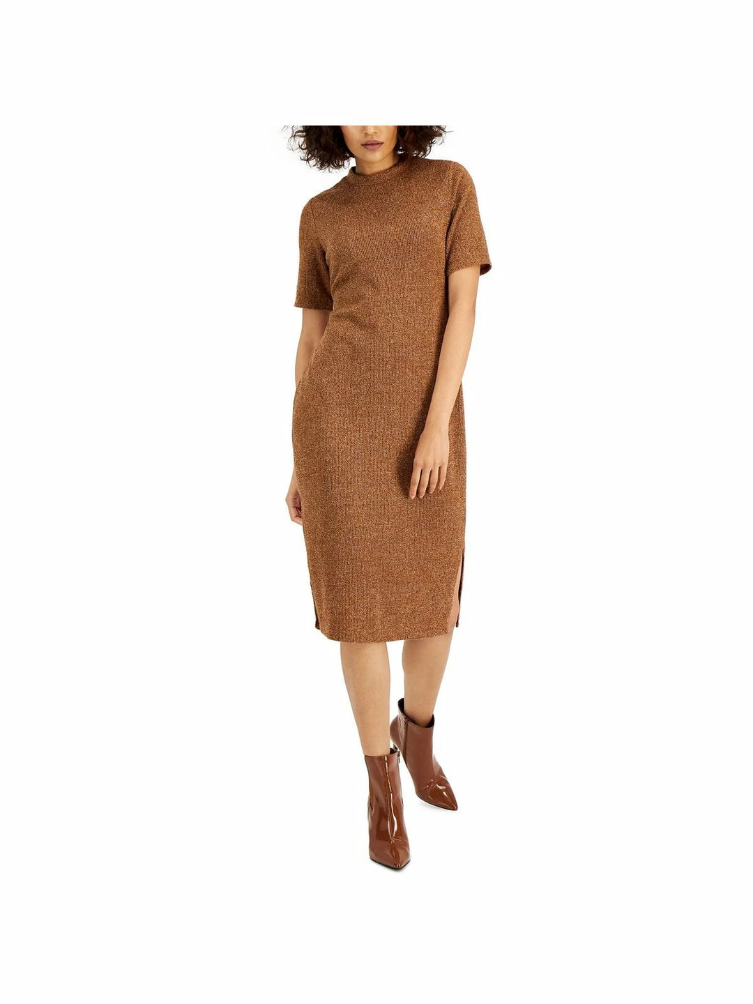 Coupon 🔥 INC 👩 Womens Knit Metallic Sweaterdress 😍 1 Coupon 🔥 INC 👩 Womens Knit Metallic Sweaterdress 😍