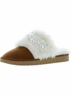 Cheap 🔥 INC Ilene 👩 Womens Pearl Faux Fur Slide Slippers 😍