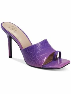 Brand new 🎉 INC Friskee 👩 Womens Toe Loop Embossed 👠 Heels 🛒