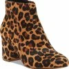 Best Sale 🥰 INC Floriann 👩 Womens Calf Hair Animal Print Ankle 🥾 Boots 💯