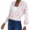 Cheap 🤩 INC 👩 Womens Floral Print Ribbed Knit Cardigan Sweater 🎁
