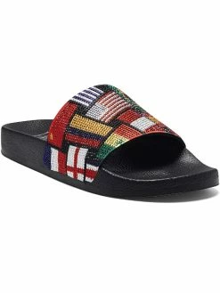 Hot Sale ⌛ INC Peymin 👩 Womens Slides Open Toe Pool Slides 👏